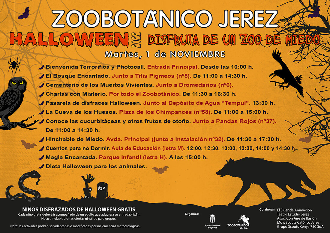 Halloween Zoobotánico Jerez