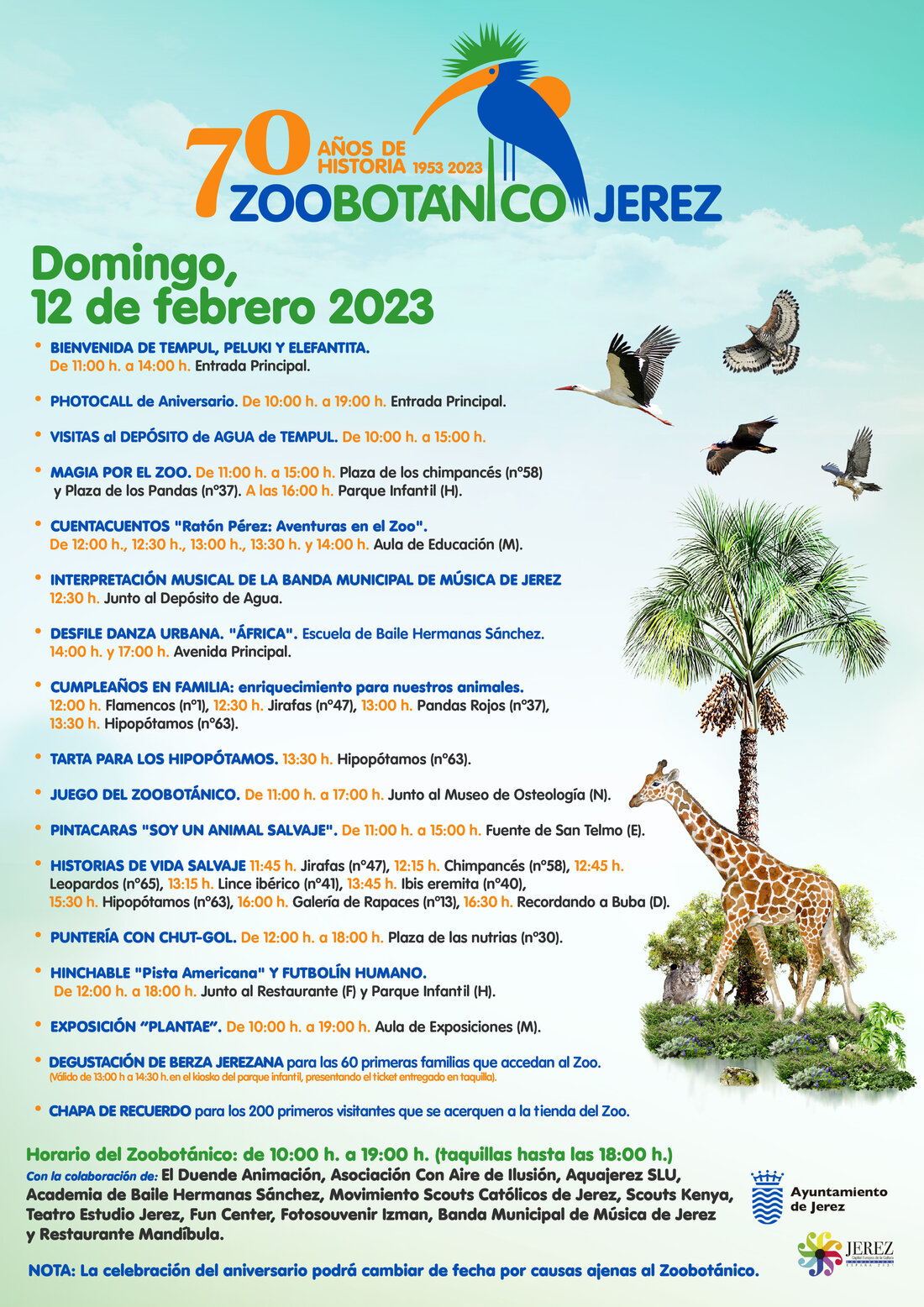 70 Aniversario Zoobotánico Jerez