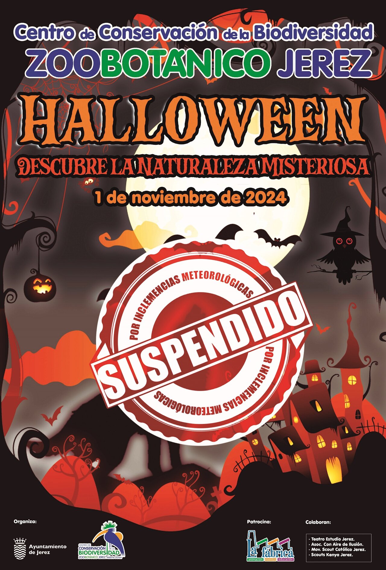 Halloween suspendido.