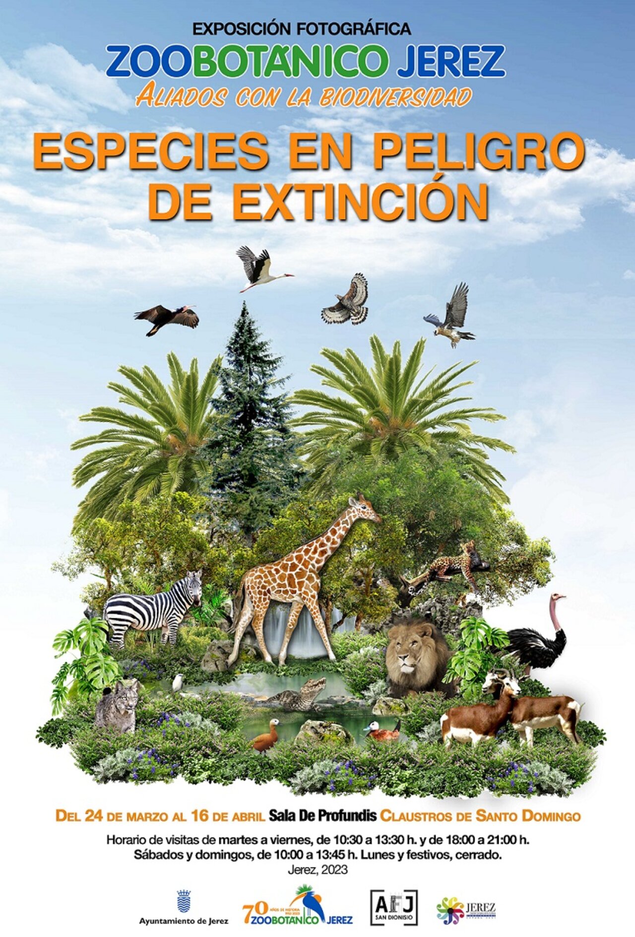 Cartel Exposición Especies en Peligro de Extinción